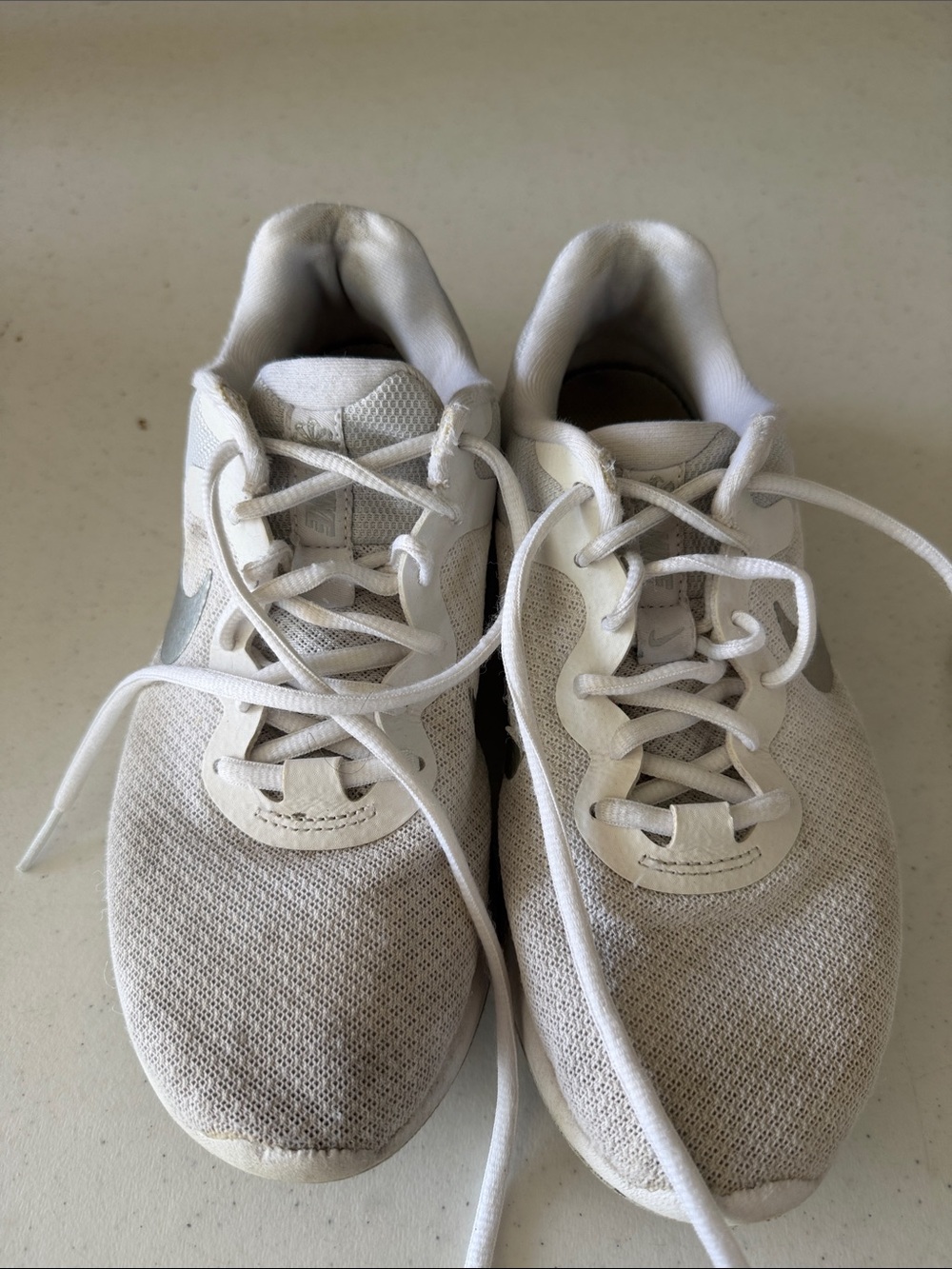 Nike Women's White Athletic Running Shoes